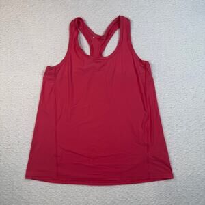 Athleta womens ultimate scoop tank coral/pink size small gym workout
